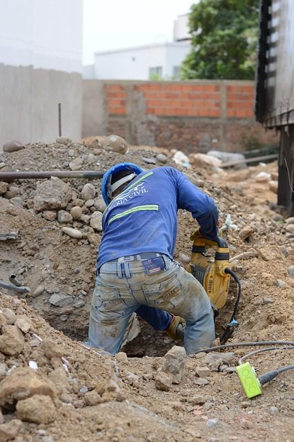 Civil engineering roadworks project
