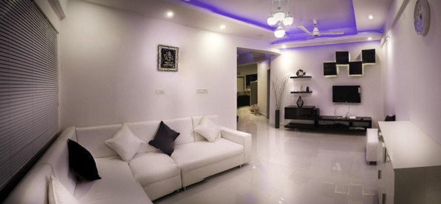 Modern residential home construction